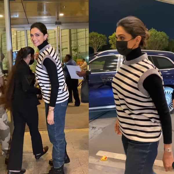 Deepika Padukone rocks a cool look as she gets spotted at the airport