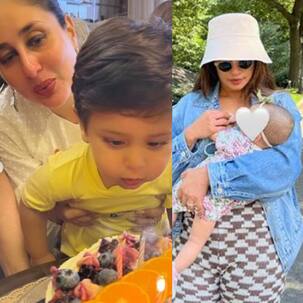 Kareena Kapoor Khan's cake cutting with Jeh to Priyanka Chopra-Maltie Marie's walk in the park: Trending celeb-baby pictures will surely melt your heart