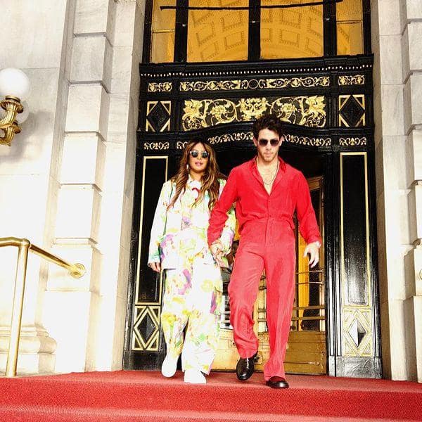 Priyanka Chopra and Nick Jonas's candid picture at the event