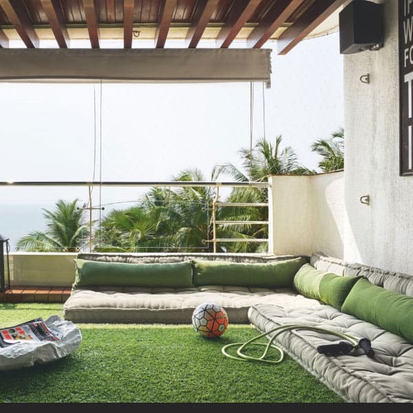 Hrithik Roshan's indoor-outdoor space