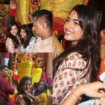 Goodbye star Rashmika Mandanna casts an ethereal aura at Lalbaugcha Raja Ganpati as she offers puja with Ekta Kapoor and costar Neena Gupta [View Pics]
