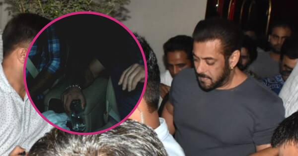 Salman Khan trolled and fat-shamed as he leaves Murad Khetani’s birthday bash with a drink in his hand [Watch]