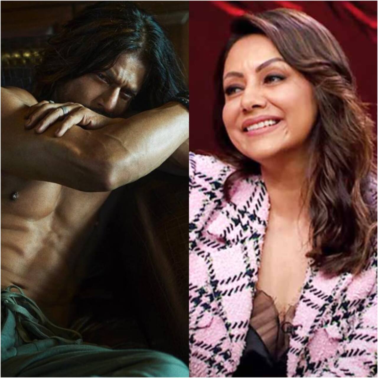 Pathaan Gauri Khans Hilarious Comment On Shah Rukh Khans Shirtless Picture Will Make You Go 