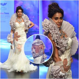 Drishyam 2 स्टार श्रिया सरन ने रैंप पर बिखेरा जादू, बैकलेस गाउन में हिलाया इंटरनेट