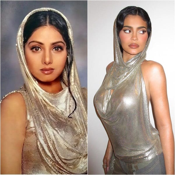 Kylie Jenner copy Sridevi's look