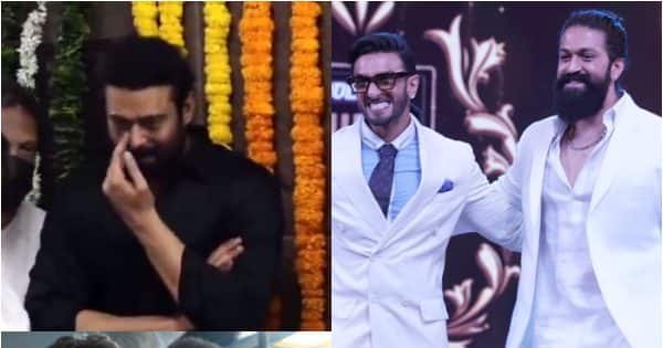 Prabhas will get emotional at uncle Krishnam Raju’s funeral; Ranveer Singh’s photos with Yash, Allu Arjun from SIIMA Awards 2022 go VIRAL and extra