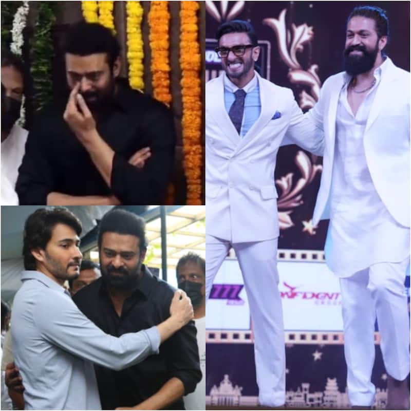 Trending South News Today: Prabhas gets emotional at uncle Krishnam Raju's funeral; Ranveer Singh's pictures with Yash, Allu Arjun from SIIMA Awards 2022 go VIRAL and more