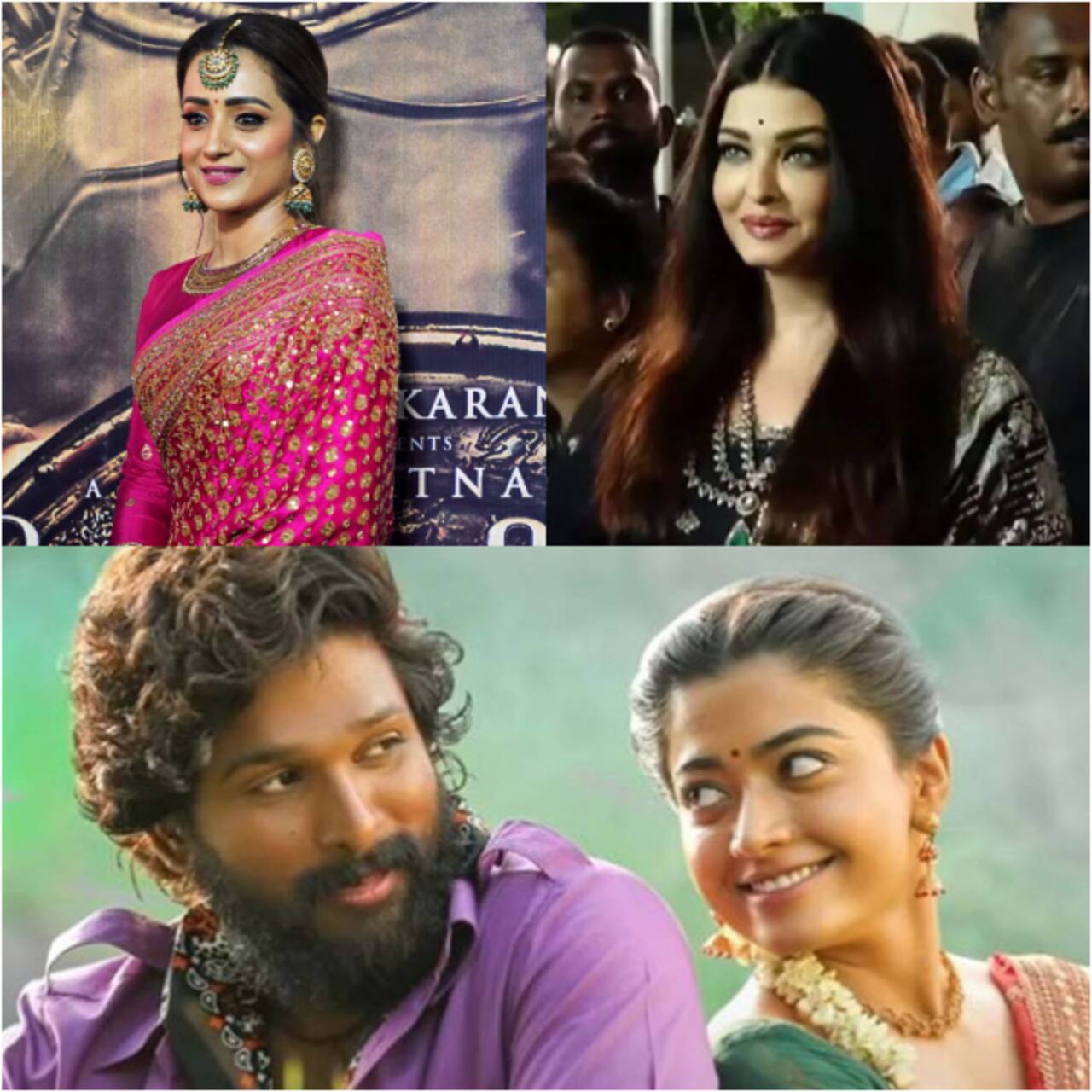 Trending South News Today: Aishwarya Rai Bachchan-Trisha dazzle at Ponniyin Selvan trailer launch, Rashmika Mandanna gives major Pushpa 2 update and more