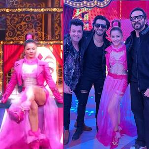 Khatron Ke Khiladi 12 के फिनाले में रुबीना दिलाइक ने मारी धमाकेदार एंट्री, रोहित शेट्टी को दिखाया टशन