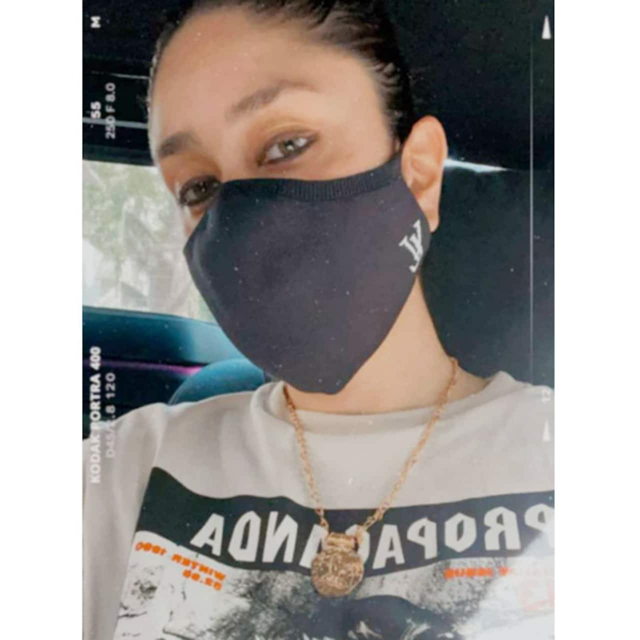 Kareena Kapoor Khan has a Louis Vuitton mask 