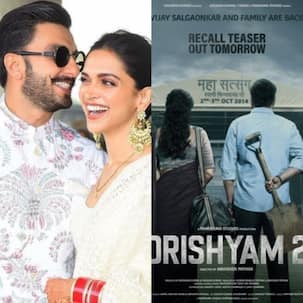 रणवीर सिंह और दीपिका पादुकोण के बीच हुई अनबन?, अजय देवगन स्टारर दृश्यम 2 का टीजर आउट