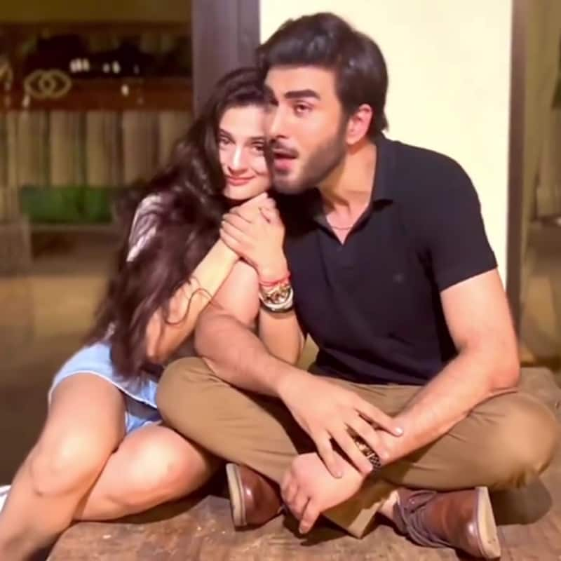 Gadar 2 actress Ameesha Patel romances Pakistani actor Imran Abbas; fans love India-Pakistan collaboration [Watch]