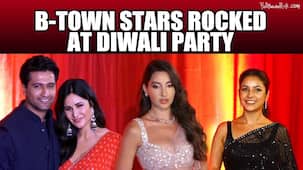 Diwali 2022: Katrina Kaif, Vicky Kaushal, Rajkumar Rao, Shehnaaz Gill and more flaunt their desi ensembles [Watch Video]