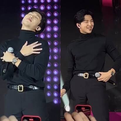 bts ナム　RM BTS: RM sets thirst trap with his moves on Sexy Nukim; ARMY