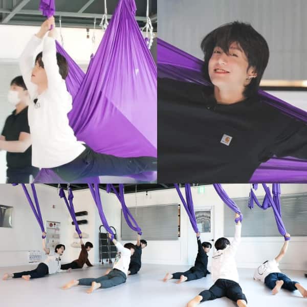 BTS: The latest 'Run BTS' episode has ARMY in splits as the members try  their hands on fly yoga - Entertainment