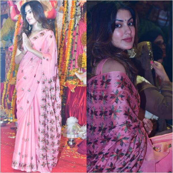 Rhea Chakraborty's pretty saree