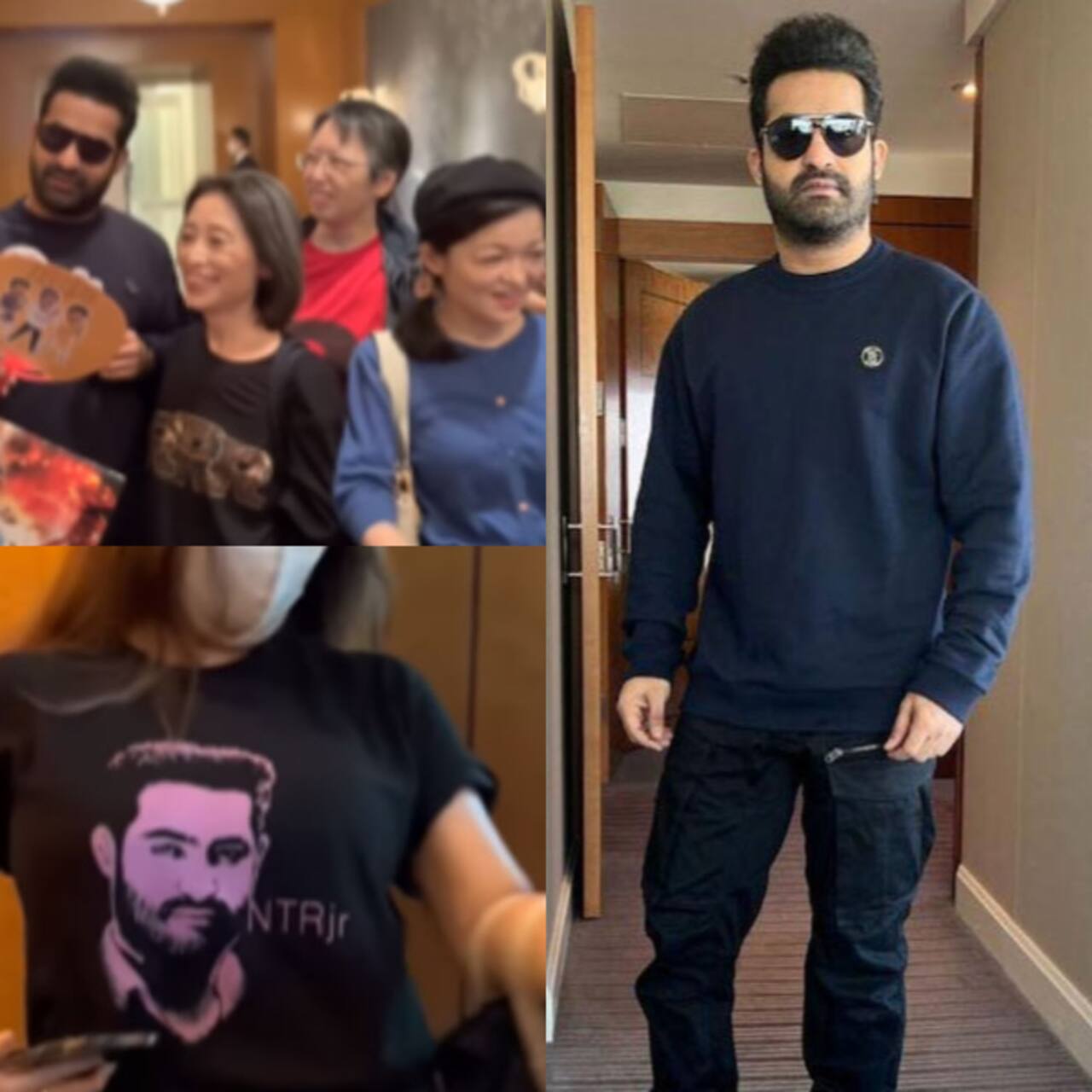 RRR Jr NTR showered with love in Japan for film premiere; fans click