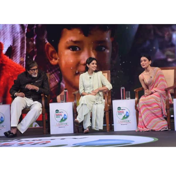 Rashmika Mandanna, Amitabh Bachchan and Navya Naveli Nanda together