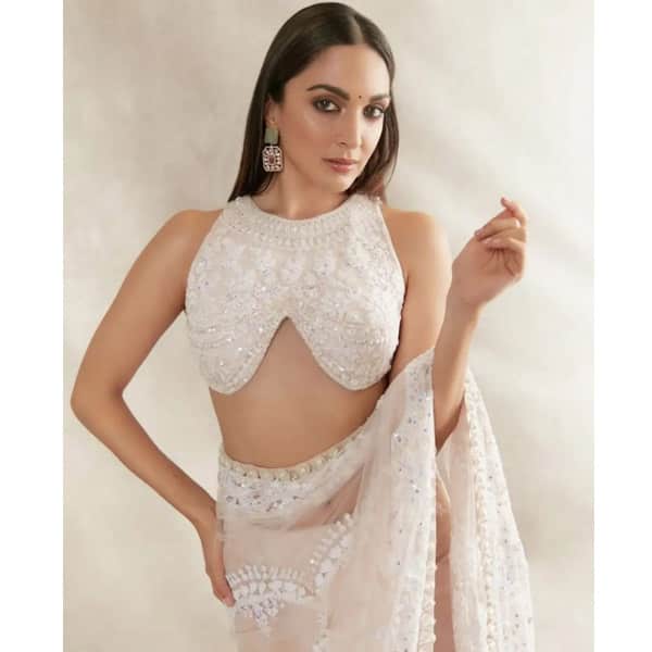 Kiara Advani is looking beautiful and a vision in white in this ensemble