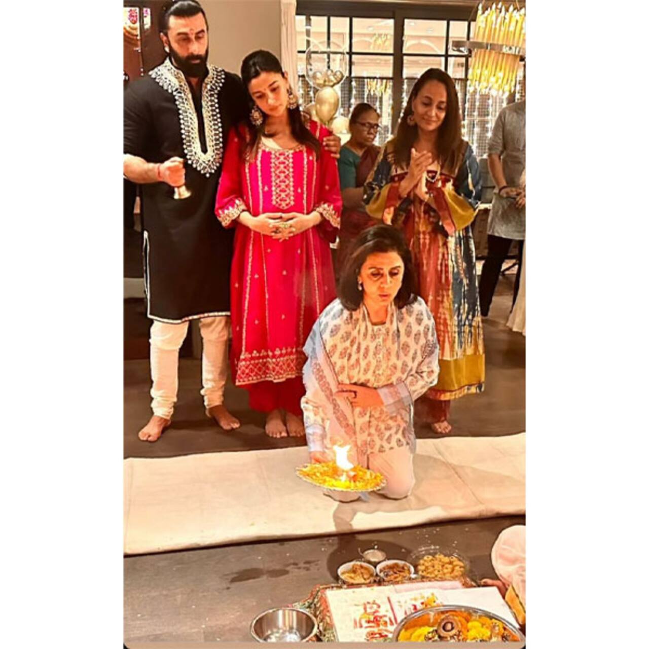 Alia Bhatt and Ranbir Kapoor celebrate their first Diwali post wedding