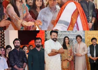 Exes Katrina Kaif and Ranbir Kapoor come under one roof to celebrate Navratri; South stars Nagarjuna, Prithviraj Sukumar and others join in [VIEW PICS]