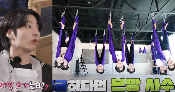 Run BTS returns! Kim Taehyung, Jungkook, Suga and others try fly-yoga; ARMY cannot keep calm [View Tweets]