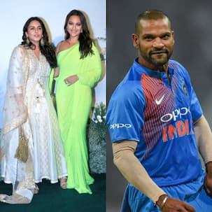 Double XL: Shikhar Dhawan to make Bollywood debut with Sonakshi Sinha, Huma Qureshi; dances romantically with the latter like a pro [View Pics]