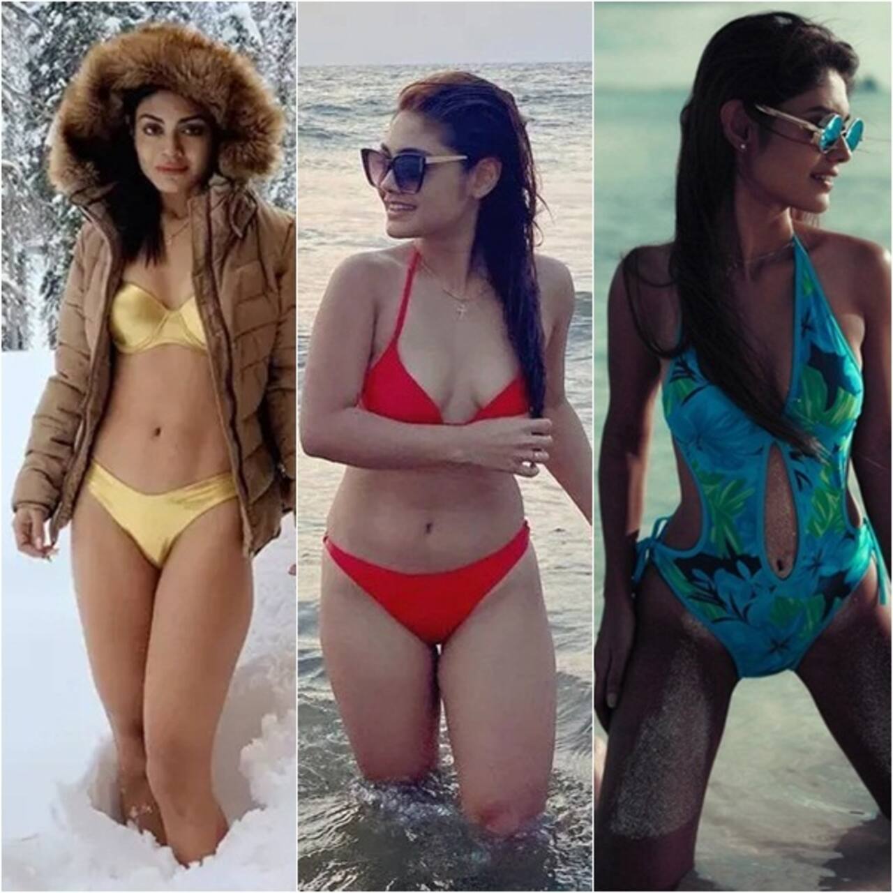 Bigg Boss 16 contestant Sreejita De sizzles in her bikini avatar