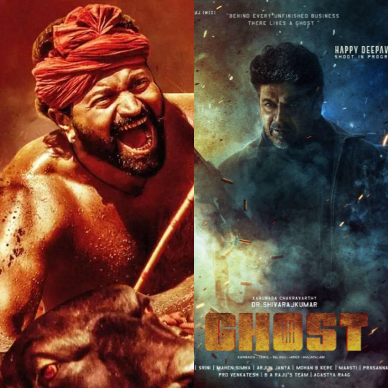 Trending South News Today: Shiva Rajkumar's new Ghost poster, Kantara beats KGF 1 and 2 and more