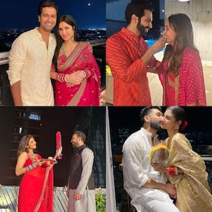 Bollywood Celebrities Karwa Chauth: कटरीना से लेकर मौनी तक, करवाचौथ पर पति संग रोमांटिक हुईं एक्ट्रेसेस