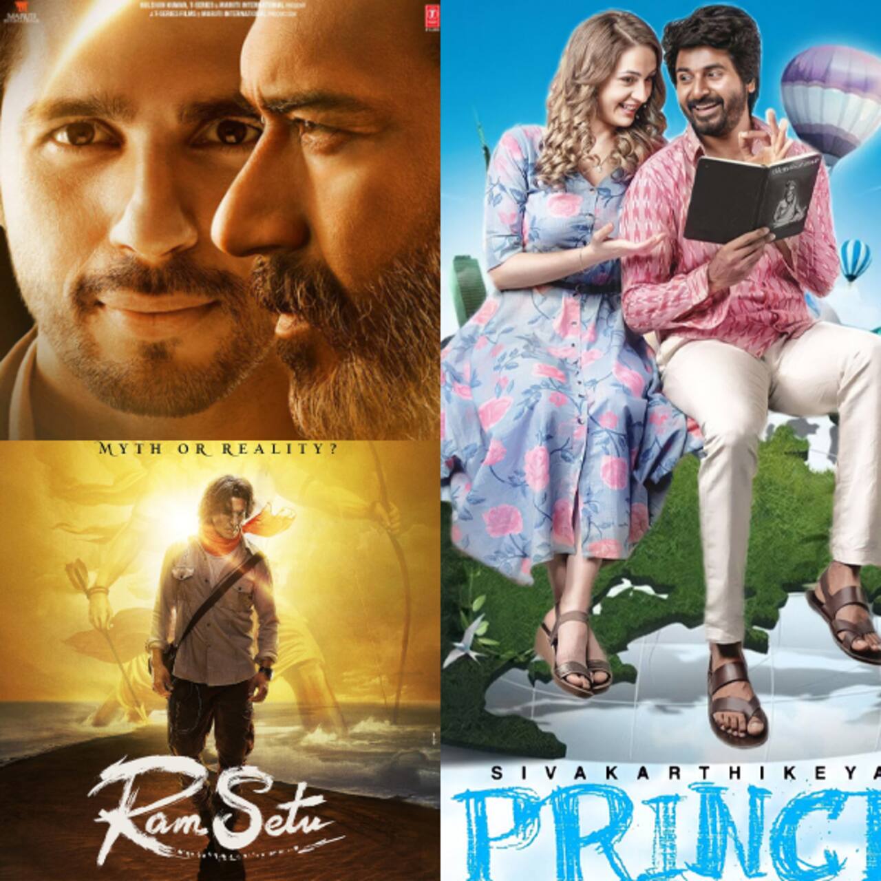 Ajay Devgn's Thank God, Akshay Kumar's Ram Setu, Sivakarthikeyan's Prince  and more Bollywood and South movies set to light up Diwali in theatres
