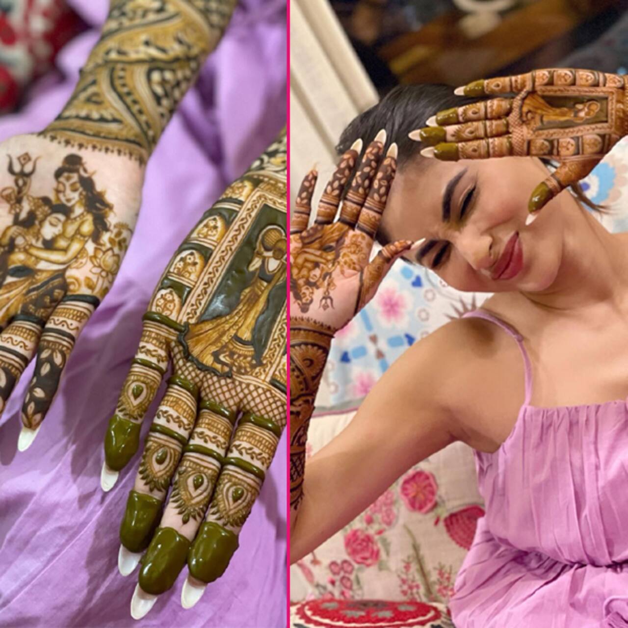 मौनी रॉय (Mouni Roy) ने पहले करवाचौथ पर लगवाई धांसू मेहंदी
