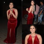 Anjali Arora birthday bash: Lock Upp beauty sizzles in red velvet gown; Umar Riaz, Nisha Rawal and more join celebrations