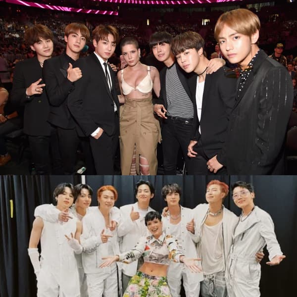 BTS: BFF Halsey showers praises on Jin, Kim Taehyung, J-Hope and others ...