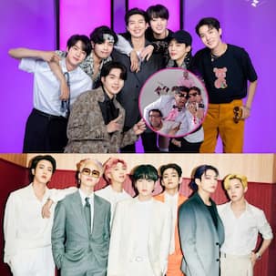 BTS: Kim Taehyung, Jungkook and other members turn Akshay Kumar, Suniel Shetty from Phir Hera Pheri as they groove on 'Aye Meri Zohrajabeen' [Watch Hilarious Video] 