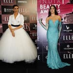 Elle Beauty Awards 2022: Janhvi Kapoor flaunts curves in bodycon, Deepika Padukone dolls up in white and other stars glam up for the night [VIEW PICS]