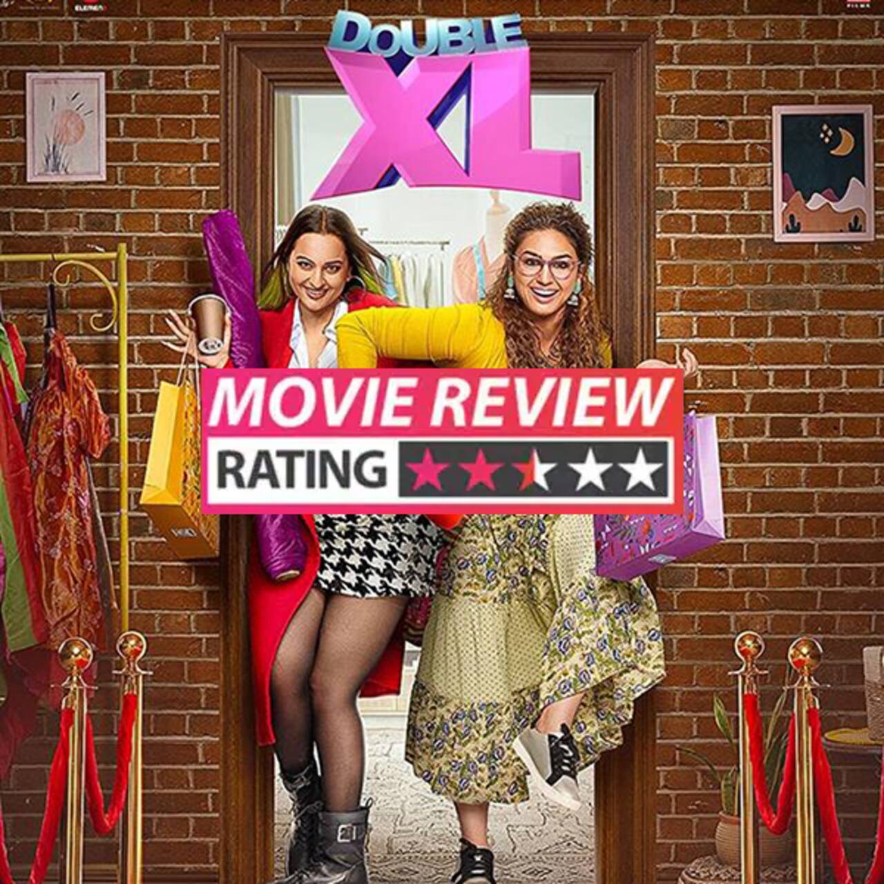Double XL movie review Huma Quresi, Sonakshi Sinha starrer has several