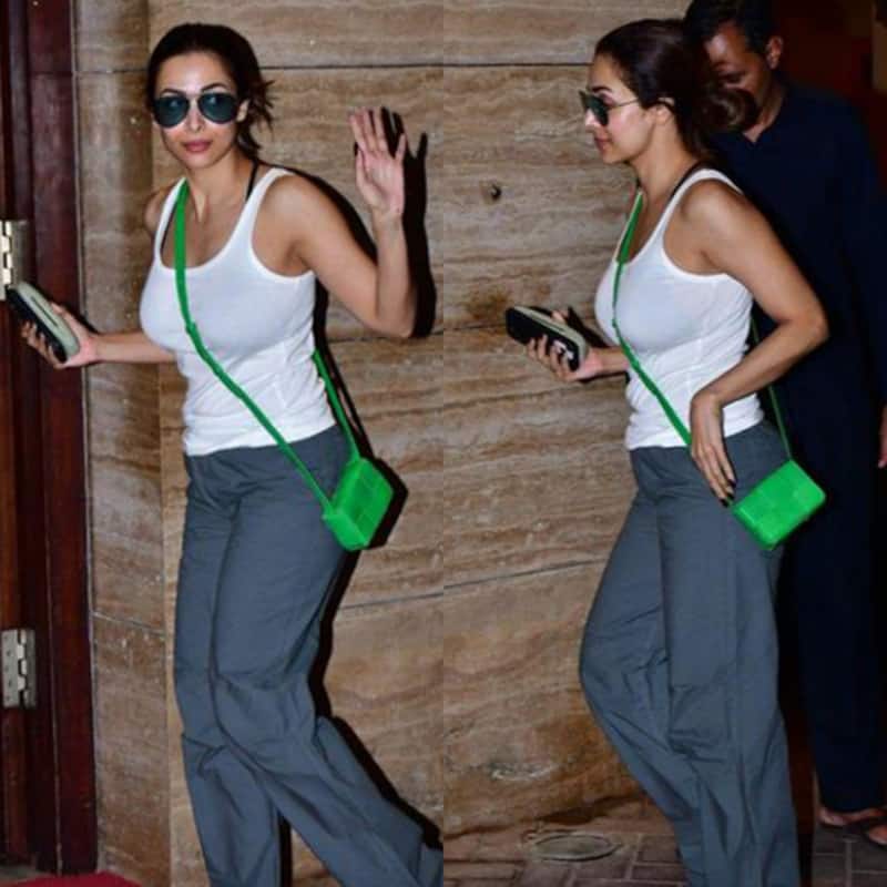 Malaika Arora steps out in a tight-fitting, sleeveless white top that screams casually seductive [View Pics]