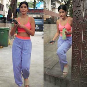 Shanaya Kapoor flaunts her toned midriff in a sports bra; proves she's raring to be launched in Bollywood with Bedhadak [View Pics]
