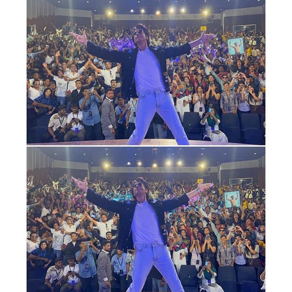 Shah Rukh Khan Celebrates Birthday With Fans At Saint Andrew College ...