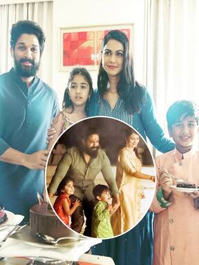 Allu Arjun, Yash and more South celebrities cute pictures with their kids