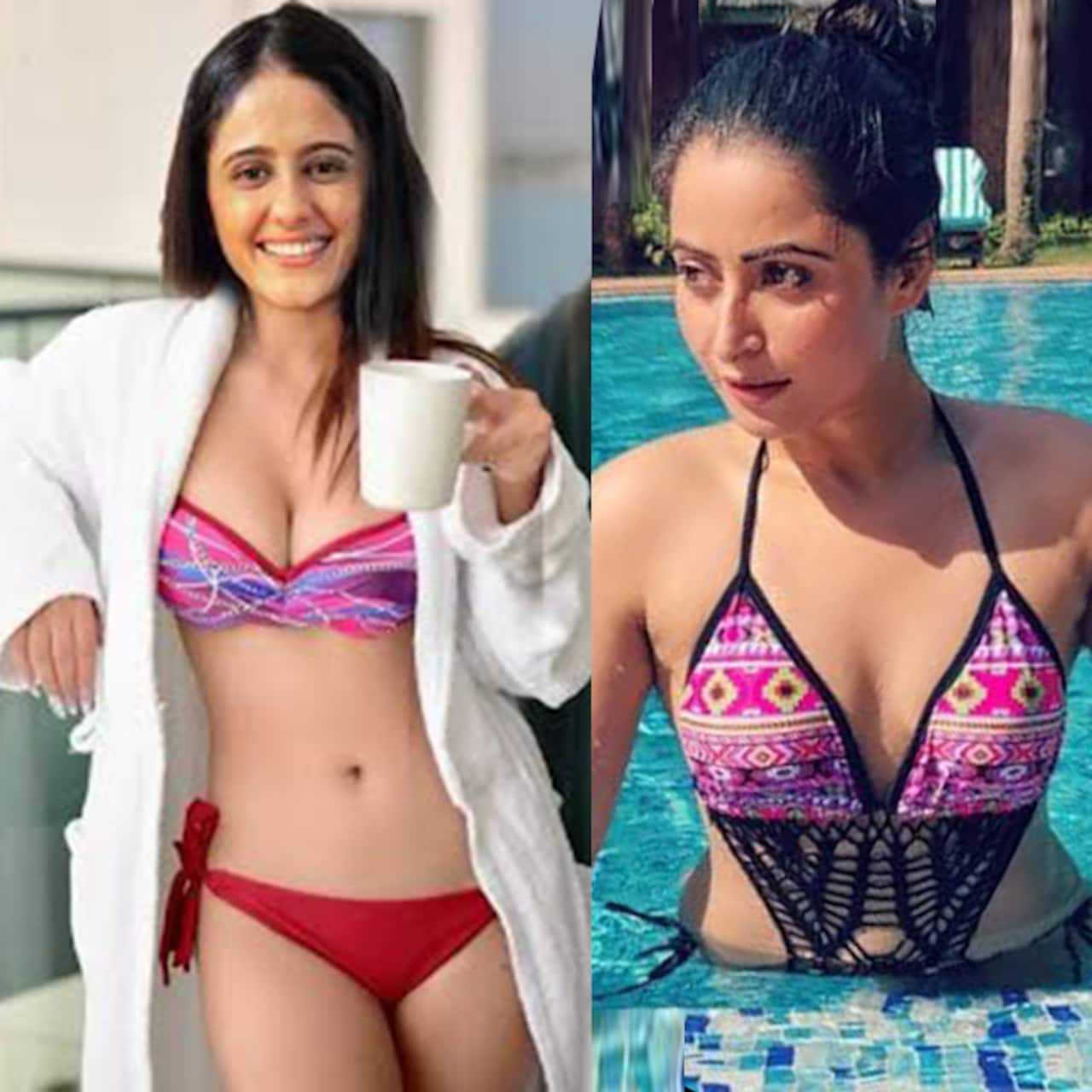 Television actresses in bikinis