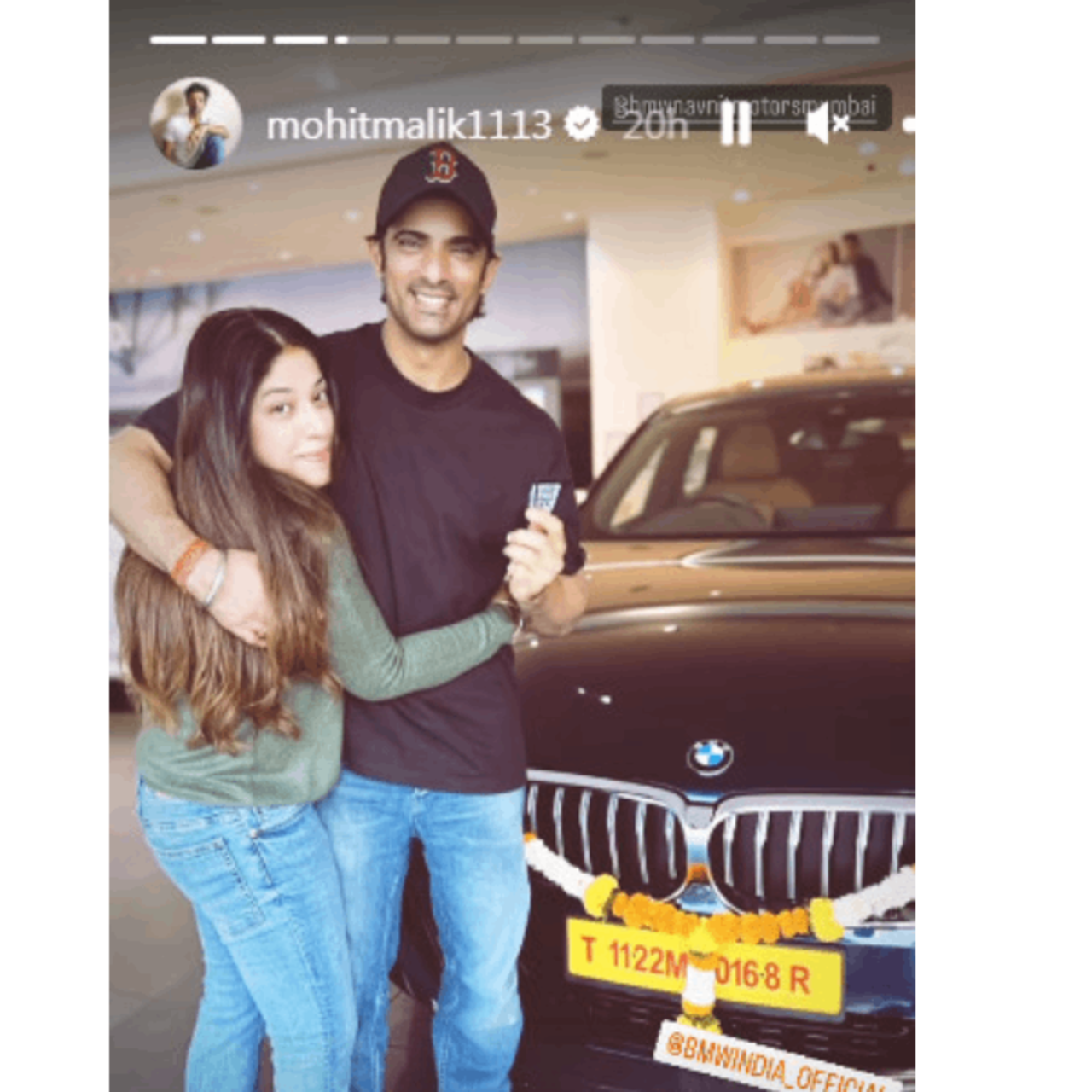 Mohit Malik gets a new car