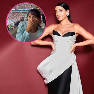 FIFA World Cup 2022: Nora Fatehi's REACTION on listening to Light The Sky anthem at the match is UMISSABLE [Watch Videos]