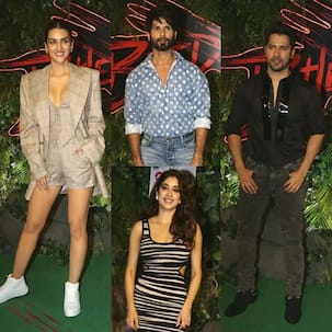 Bhediya celeb screening: Janhvi Kapoor, Shahid Kapoor and more celebs watch Varun Dhawan, Kriti Sanon starrer [View Pics]