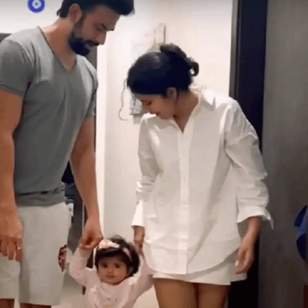 Charu Asopa and Rajeev Sen spend time together with their daughter