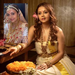 Devoleena Bhattacharjee is unfazed with trolling; shares a stunning Assamese bridal look from wedding reception with Shanwaz Shaikh [Watch beautiful video]