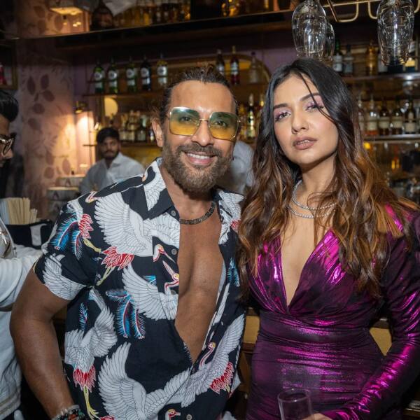 INSIDE Divya Agarwal's birthday bash: Terence Lewis poses with D