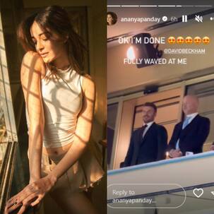 FIFA WC 2022: Ananya Panday lives her fangirl moment with David Beckham and it's too cute