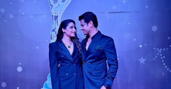 Ghum Hai Kisikey Pyaar Meiin lovebirds Neil Bhatt-Aishwarya Sharma dish out boss man and boss lady vibes at the ITA Awards 2022 [View Pics]